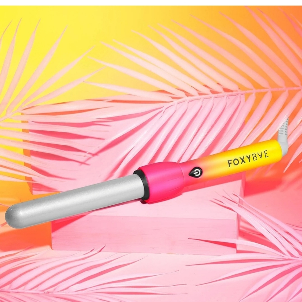 Foxy bae Curling Iron Styling Tool Curling Wand 25mm Neon Electric Dreams